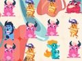 Juego Monstruos de la moda Match 3  en línea