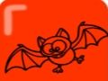 Juego Niños fáciles para colorear murciélago  en línea