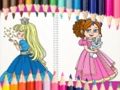 Juego Hermoso libro para colorear princesa  en línea