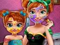 Juego Cambio de imagen real de mamá princesa de hielo  en línea