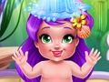 Juego Baño de bebé sirena  en línea