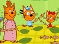 Juego Picnic con familia de gatos  en línea