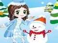 Juego Una princesa y un muñeco de nieve  en línea