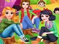 Juego Viaje escolar de campamento  en línea