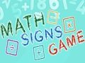 Juego Juego de signos matemáticos  en línea