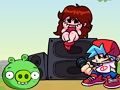 Juego Friday Night Funkin 'vs PIG de Angry Birds  en línea