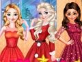 Juego Princesa Disney Fiesta De Navidad  en línea