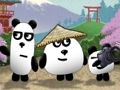 Juego 3 pandas en Japón HTML5  en línea