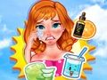 Juego Fun Island: de las quemaduras solares a la piel suave  en línea