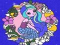 Juego Libro de colorear de sirena Glitter  en línea