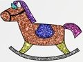 Juego Libro de colorear de juguetes con purpurina  en línea
