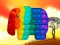 Juego Rompecabezas de animales salvajes Pop It  en línea