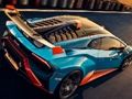 Juego Diapositiva Lamborghini Huracan STO  en línea