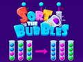 Juego Ordenar las burbujas  en línea