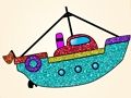 Juego Vehículos de libro para colorear  en línea