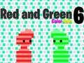 Juego Lluvia de 6 colores rojo y verde  en línea