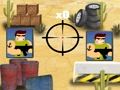 Juego Disparos de amigos de guerra 2D  en línea