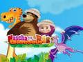 Juego Masha y el dinosaurio oso  en línea