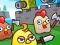 Juego Cañón de fusión: defensa de pollo en línea