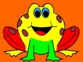Juego Regreso a la escuela: libro para colorear de ranas  en línea