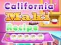 Juego Receta California Maki  en línea