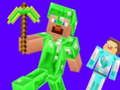 Juego Minecraft: Creeper contra Enderman  en línea