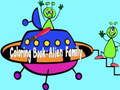 Juego Libro de colorear: Alien Family  en línea