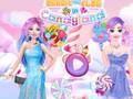 Juego Barbie y Elsa en Candyland  en línea