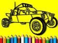 Juego Regreso a la escuela: libro para colorear de coches de rally  en línea