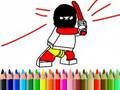 Juego Regreso a la escuela: libro para colorear de héroes  en línea