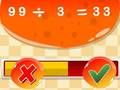 Juego Juego de matemáticas verdaderas y falsas  en línea