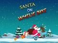 Juego Santa en bicicleta Wheelie  en línea