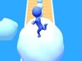 Juego Carrera de bolas de nieve 3D  en línea