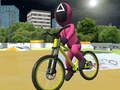 Juego Jugar al estilo libre del calamar en una motocicleta  en línea