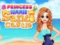 Juego Princesa verano castillo de arena  en línea