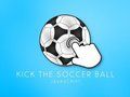 Juego Patear el balón de fútbol  en línea