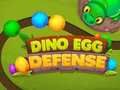 Juego Defensa de huevo de dinosaurio  en línea