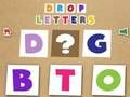 Juego Soltar letras  en línea