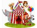 Juego Rompecabezas de animales fiesteros  en línea