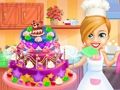 Juego Deliciosa decoración de tartas.  en línea