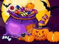 Juego Rompecabezas de Halloween de la casa de la bruja  en línea