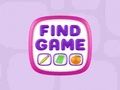 Juego Encontrar el juego  en línea