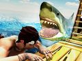 Juego Caza de tiburones enojados en balsa  en línea