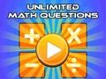 Juego Preguntas de matemáticas ilimitadas  en línea