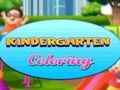 Juego Jardín de infantes para colorear  en línea