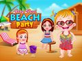 Juego Fiesta en la playa de Baby Hazel  en línea