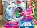 Juego Mami lavando ropa  en línea