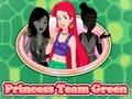 Juego Princesa equipo verde  en línea