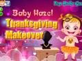 Juego Cambio de imagen de Acción de Gracias de Baby Hazel  en línea