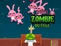 Juego Defensa Zombi Conejo  en línea